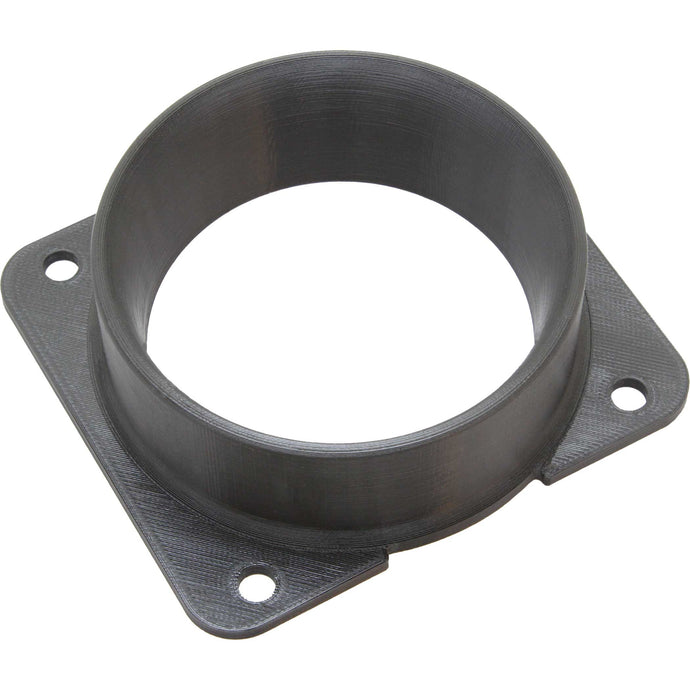 Image of a single brake duct inlet from MQRacings fog light brake duct mount for 3.0 inch ducts. Compatible with 2001-2005 Mazda Miata.